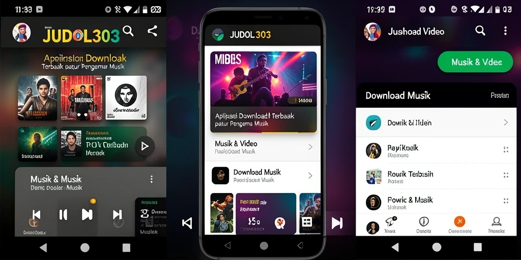 Antarmuka JUDOL303 yang intuitif untuk Download Musik.