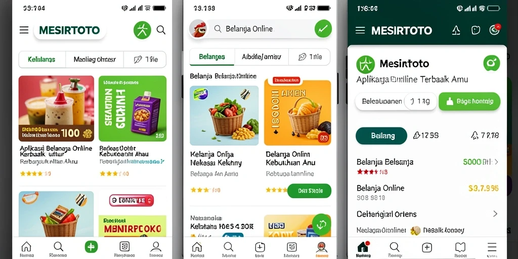 Tampilan antarmuka MESIRTOTO yang sederhana dan informatif.