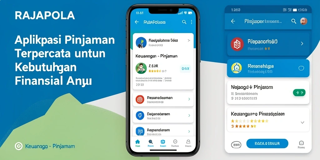 Antarmuka RAJAPOLA yang user-friendly dan fungsional.